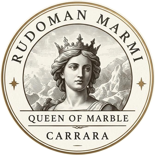 Rudoman Marmi · Queen of Marble · Carrara — sigillo di qualità